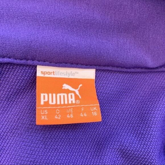 PUMA purple pullover jacket Sz XL - Picture 5 of 7